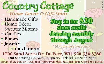$20.00 Monthly Store Credit  Drawing